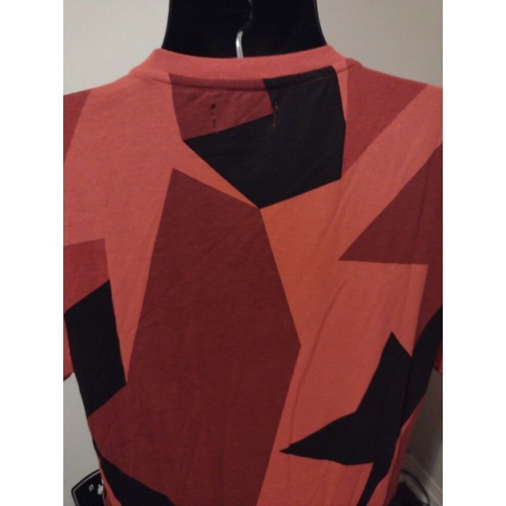 NWT New RS1NE Scrilla Graphic Logo Print T-shirt True Size Is Large L Red S/S - Picture 12 of 12